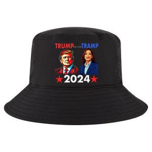 Trump Or The Tramp 2024 Vote For Trump Trump Vance 2024 Cool Comfort Performance Bucket Hat