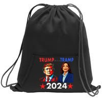 Trump Or The Tramp 2024 Vote For Trump Trump Vance 2024 Sweatshirt Cinch Pack Bag