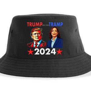 Trump Or The Tramp 2024 Vote For Trump Trump Vance 2024 Sustainable Bucket Hat