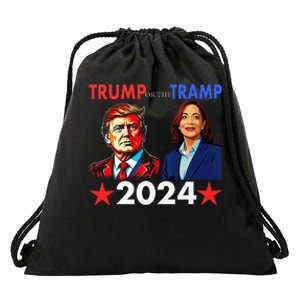 Trump Or The Tramp 2024 Vote For Trump Trump Vance 2024 Drawstring Bag