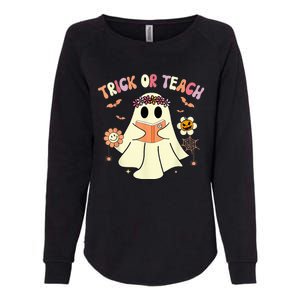 Trick Or Teach Funny Teacher Halloween Shirts Wo Costume Womens California Wash Sweatshirt