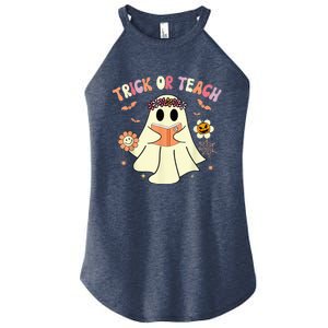 Trick Or Teach Funny Teacher Halloween Shirts Wo Costume Women's Perfect Tri Rocker Tank