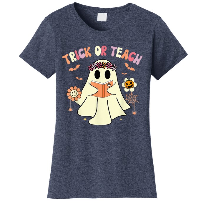 Trick Or Teach Funny Teacher Halloween Shirts Wo Costume Women's T-Shirt