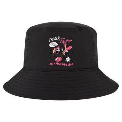 The Old TS Cant Come To The Phone Right Now Funny Halloween Ghostface Cool Comfort Performance Bucket Hat