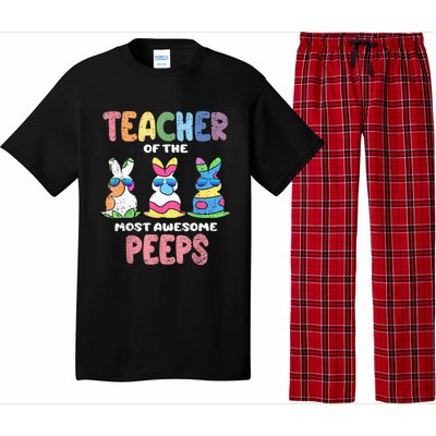 Teacher Of The Most Awesome Easter Bunny Spring Pajama Set