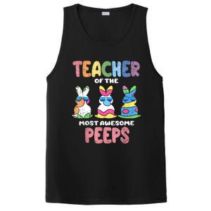 Teacher Of The Most Awesome Easter Bunny Spring PosiCharge Competitor Tank