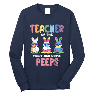 Teacher Of The Most Awesome Easter Bunny Spring Long Sleeve Shirt