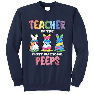 Teacher Of The Most Awesome Easter Bunny Spring Tall Sweatshirt