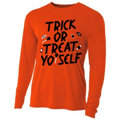 TRICK OR TREAT YO' SELF Cooling Performance Long Sleeve Crew