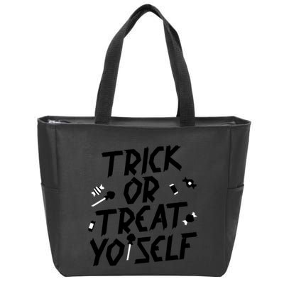 TRICK OR TREAT YO' SELF Zip Tote Bag