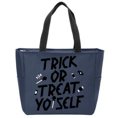 TRICK OR TREAT YO' SELF Zip Tote Bag