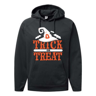 Trick Or Treat Halloween Witch Performance Fleece Hoodie