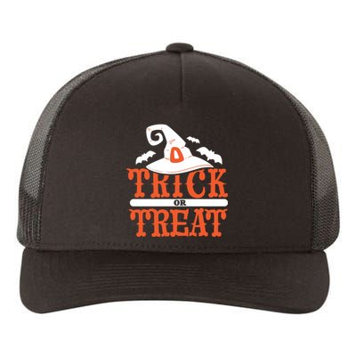 Trick Or Treat Halloween Witch Yupoong Adult 5-Panel Trucker Hat