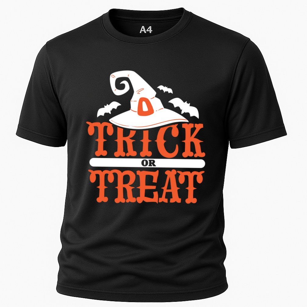 Trick Or Treat Halloween Witch Cooling Performance Crew T-Shirt