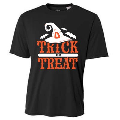 Trick Or Treat Halloween Witch Cooling Performance Crew T-Shirt