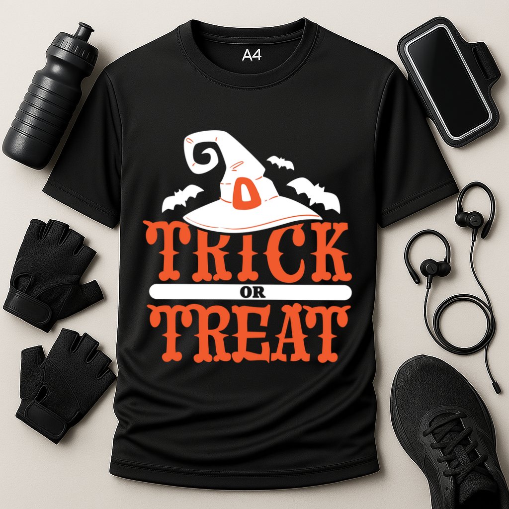 Trick Or Treat Halloween Witch Cooling Performance Crew T-Shirt