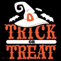 Trick Or Treat Halloween Witch Tall T-Shirt