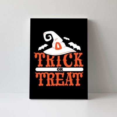 Trick Or Treat Halloween Witch Canvas