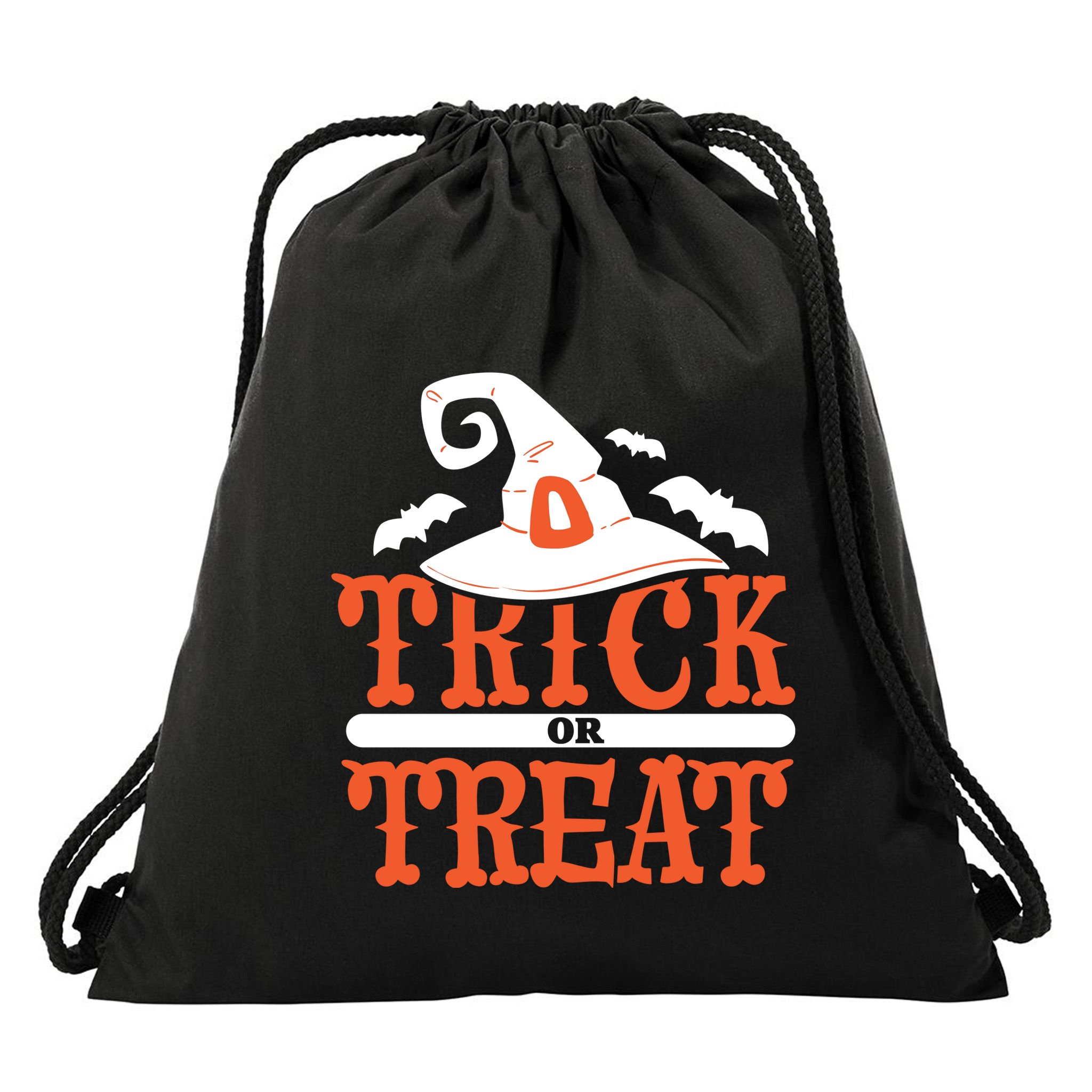 Trick Or Treat Halloween Witch Drawstring Bag