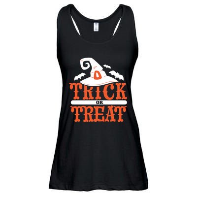 Trick Or Treat Halloween Witch Ladies Essential Flowy Tank