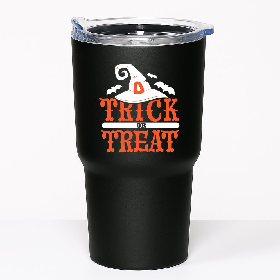 Trick Or Treat Halloween Witch Tumbler