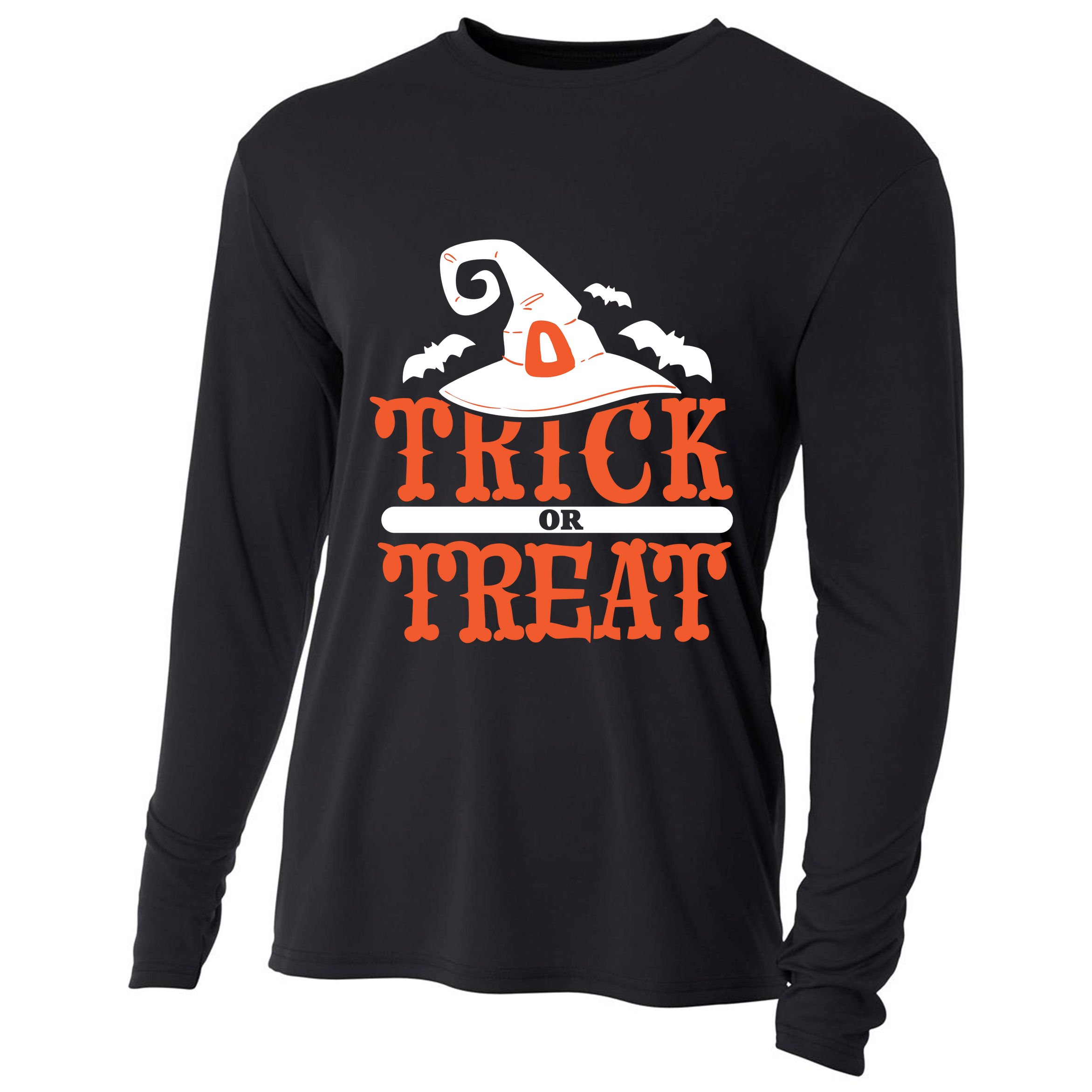 Trick Or Treat Halloween Witch Cooling Performance Long Sleeve Crew