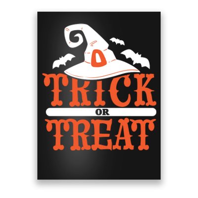 Trick Or Treat Halloween Witch Poster