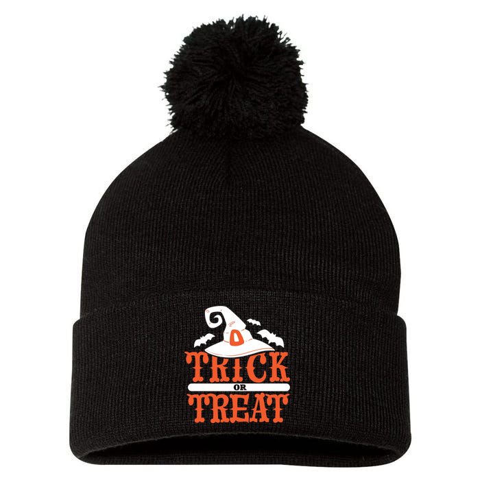 Trick Or Treat Halloween Witch Pom Pom 12in Knit Beanie