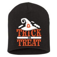 Trick Or Treat Halloween Witch Short Acrylic Beanie