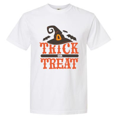 Trick Or Treat Halloween Witch Garment-Dyed Heavyweight T-Shirt