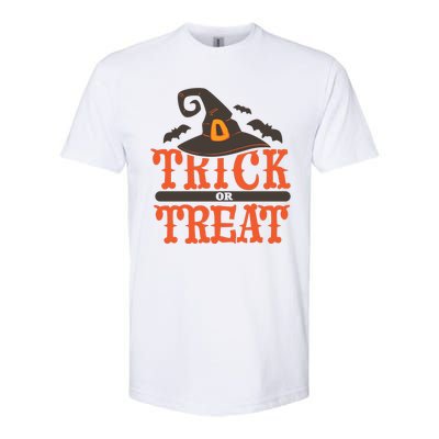 Trick Or Treat Halloween Witch Softstyle® CVC T-Shirt