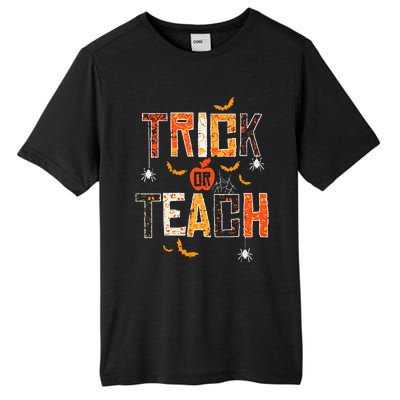 Trick Or Teach Retro Halloween Teacher Women Costume Tall Fusion ChromaSoft Performance T-Shirt