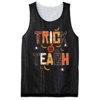 Trick Or Teach Retro Halloween Teacher Women Costume Mesh Reversible Basketball Jersey Tank