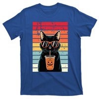 Trick Or Treat Black Cat Hipster Halloween Black Cat T-Shirt