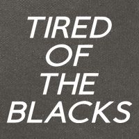 Tired Of The Blacks Cotton Canvas Backpack