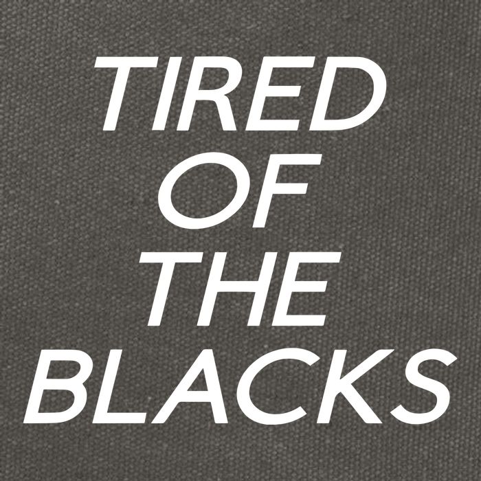 Tired Of The Blacks Cotton Canvas Backpack