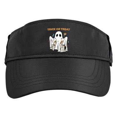 Trick Or Treat Candy Ghost Halloween Adult Drive Performance Visor