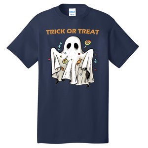 Trick Or Treat Candy Ghost Halloween Tall T-Shirt