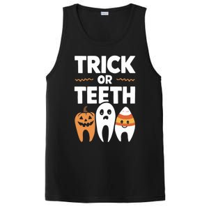 Trick Or Th Funny Dental Halloween Treat Dentist Funny Gift PosiCharge Competitor Tank