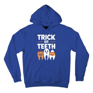 Trick Or Th Funny Dental Halloween Treat Dentist Funny Gift Hoodie