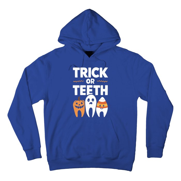 Trick Or Th Funny Dental Halloween Treat Dentist Funny Gift Hoodie