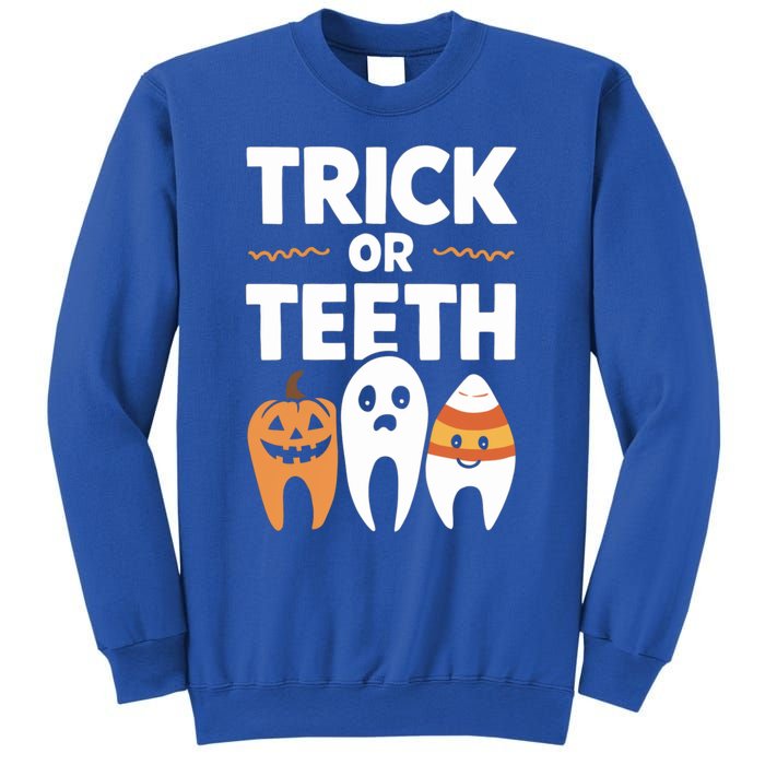 Trick Or Th Funny Dental Halloween Treat Dentist Funny Gift Sweatshirt