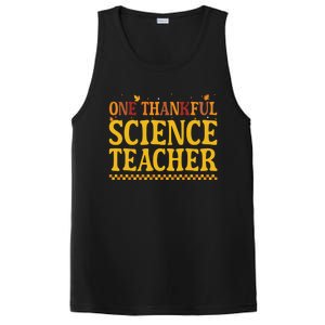 Thanksgiving One Thankful Science Teacher Gift PosiCharge Competitor Tank