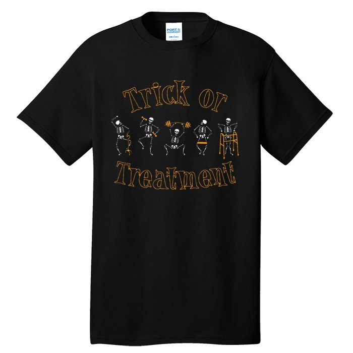 Trick Or Treatt Pt Physical Therapy Therapist Halloween Tall T-Shirt