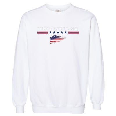 Trump Or The Tramp 2024 Vote Vance 2024 Garment-Dyed Sweatshirt