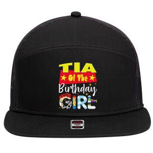 Tia Of The Birthday Girl Toy Familly Matching Story 7 Panel Mesh Trucker Snapback Hat