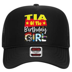 Tia Of The Birthday Girl Toy Familly Matching Story High Crown Mesh Back Trucker Hat