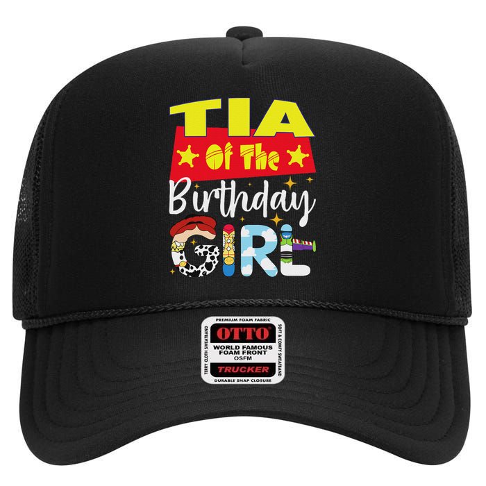 Tia Of The Birthday Girl Toy Familly Matching Story High Crown Mesh Back Trucker Hat