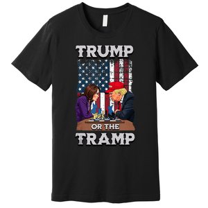 Trump Or The Tramp 2024 Vote For Trump Trump Vance 2024 Premium T-Shirt