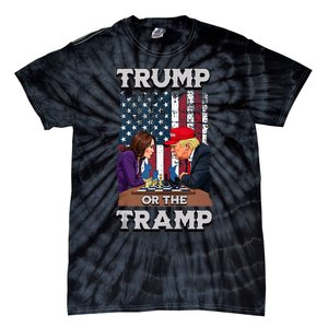 Trump Or The Tramp 2024 Vote For Trump Trump Vance 2024 Tie-Dye T-Shirt